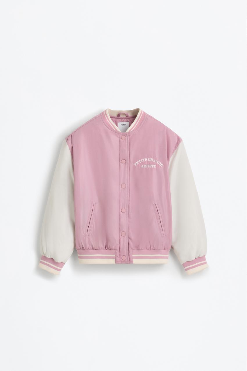 Quilted bomber jacket with patches Lefties Turkey