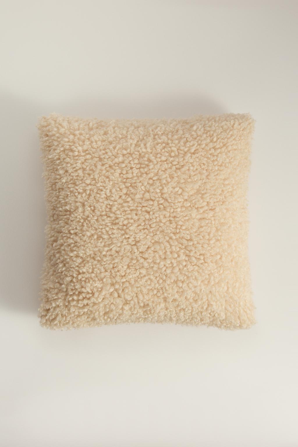 Funda cojín borreguillo