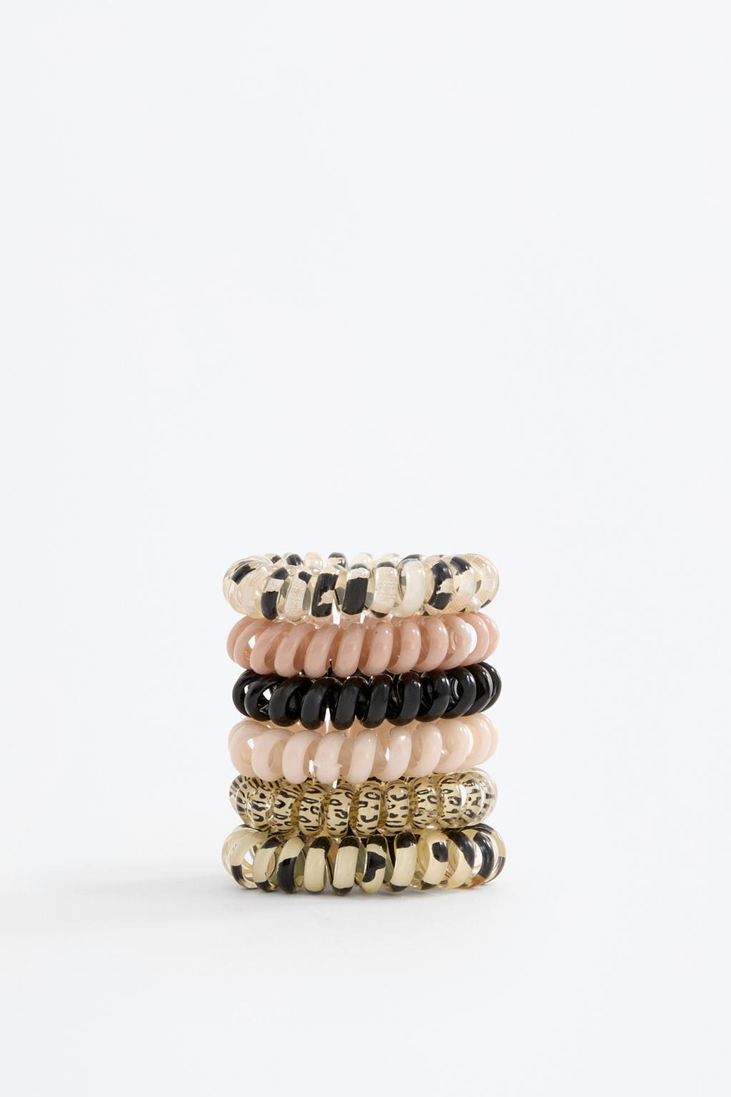 6-pack of assorted hair ties