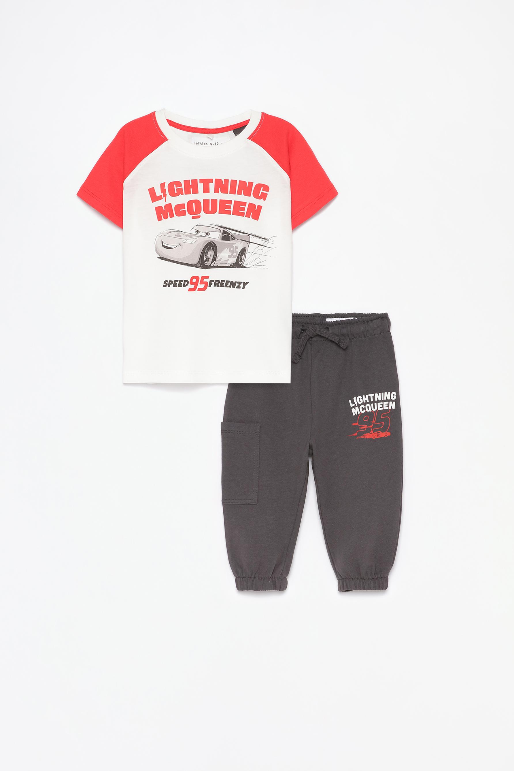 Conjunto Cars ©Disney camiseta y pantalón