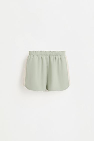 Flowy plush sports shorts — MINT GREEN 2