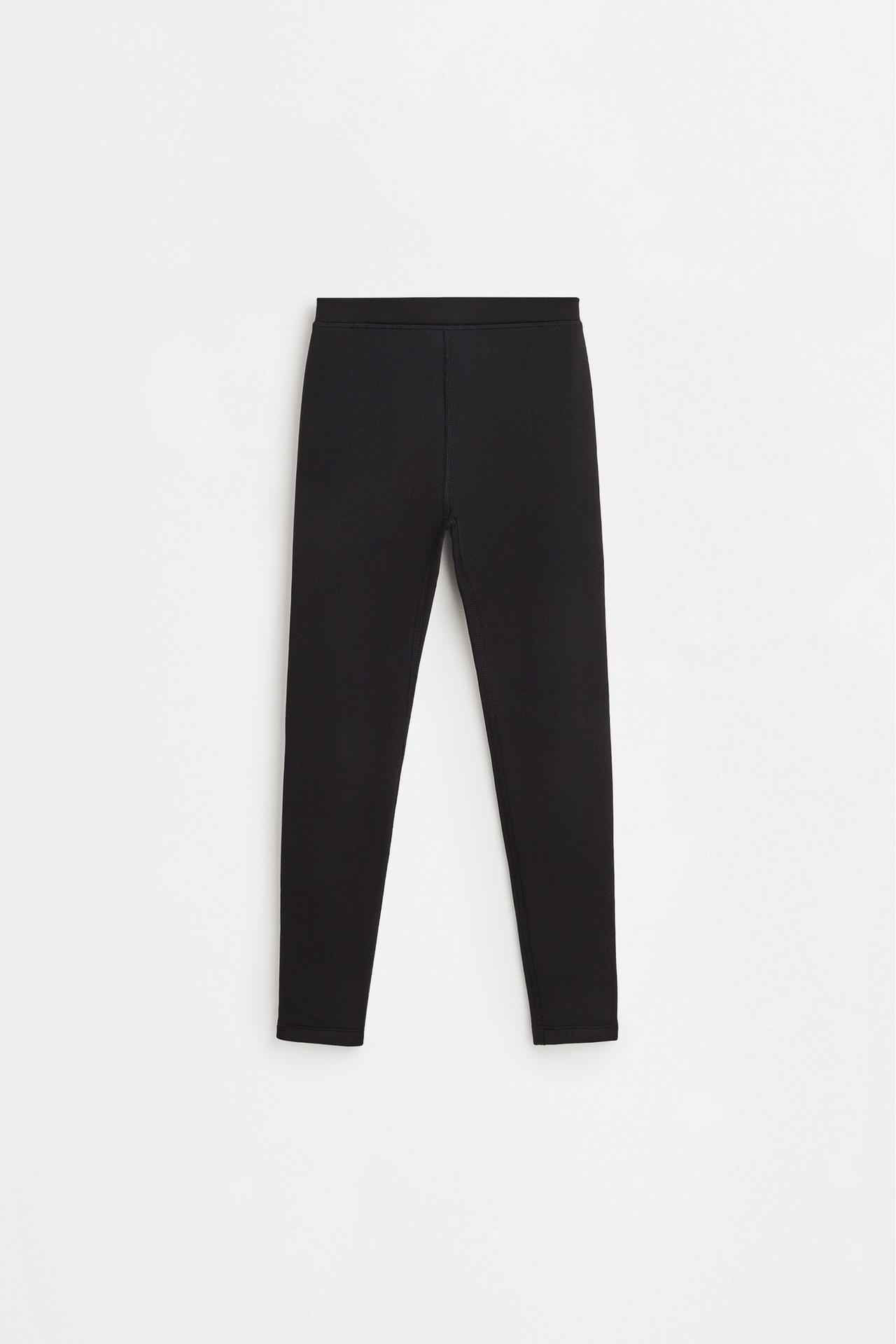 HEAVY WEIGHT Thermal Comfort Leggings — BLACK