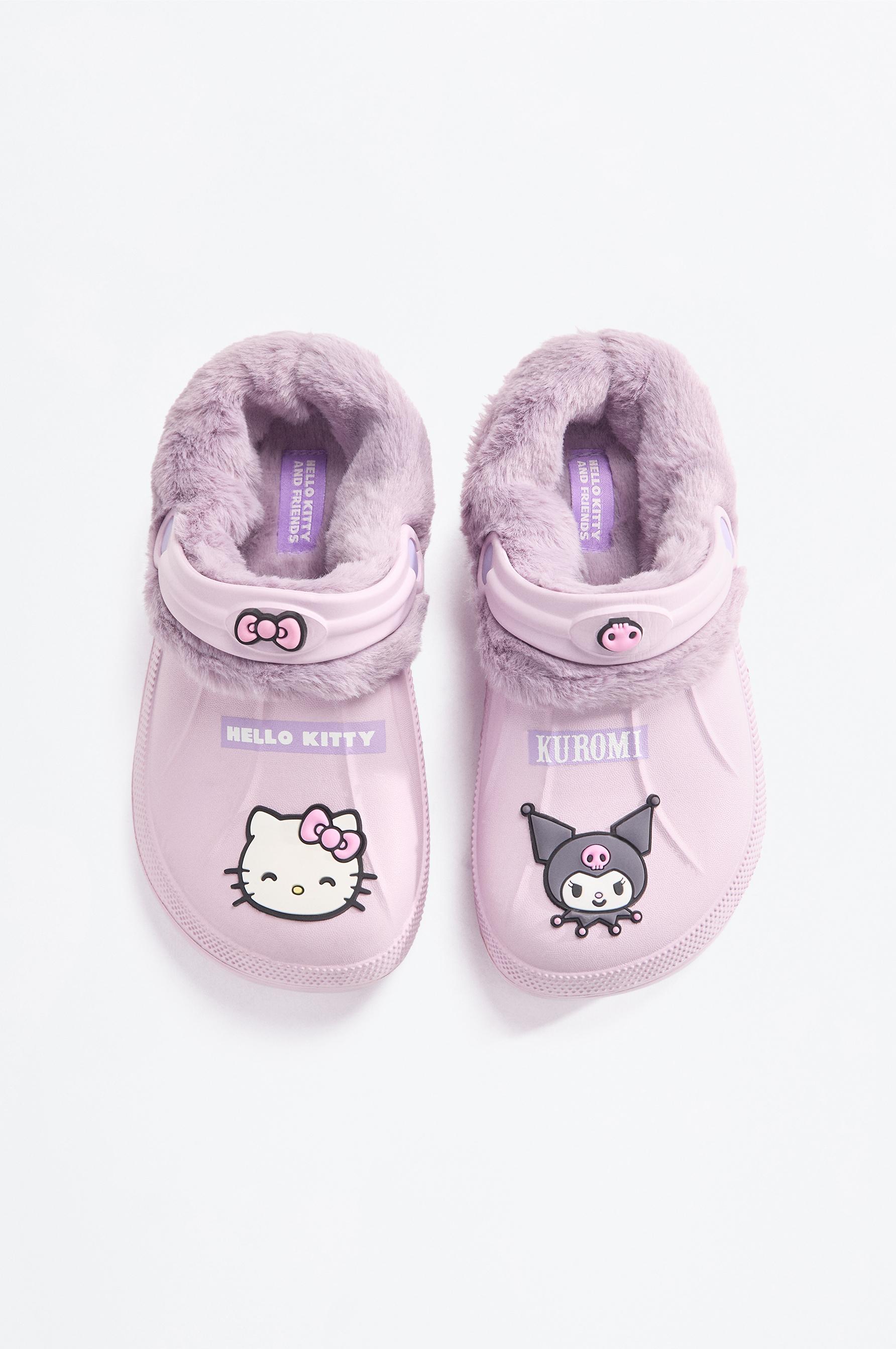 Hello Kitty ©SANRIO lined clogs — MAUVE