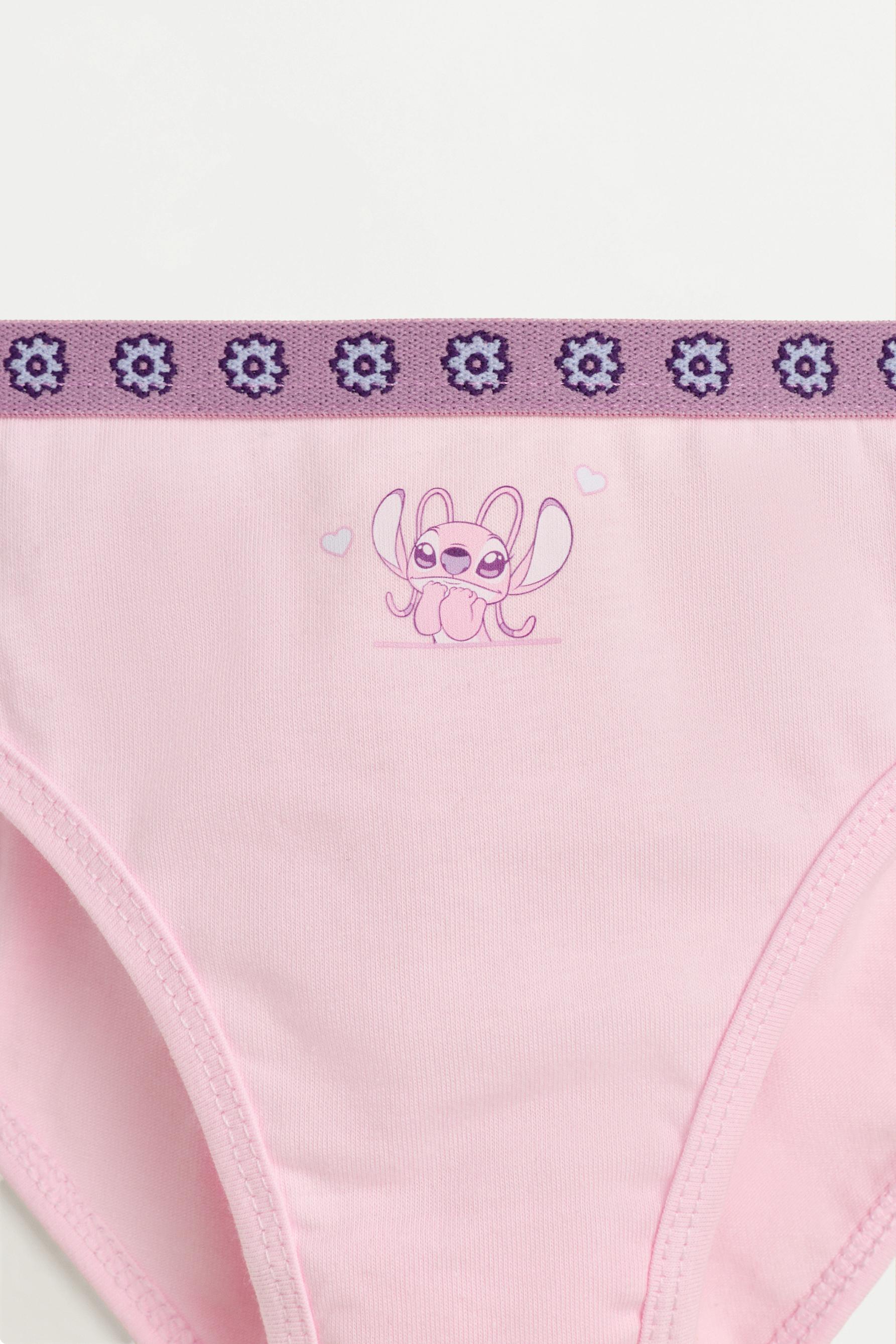 Stitch and Angel ©Disney Briefs (3-Pack) — LILAC PINK (alternate view)