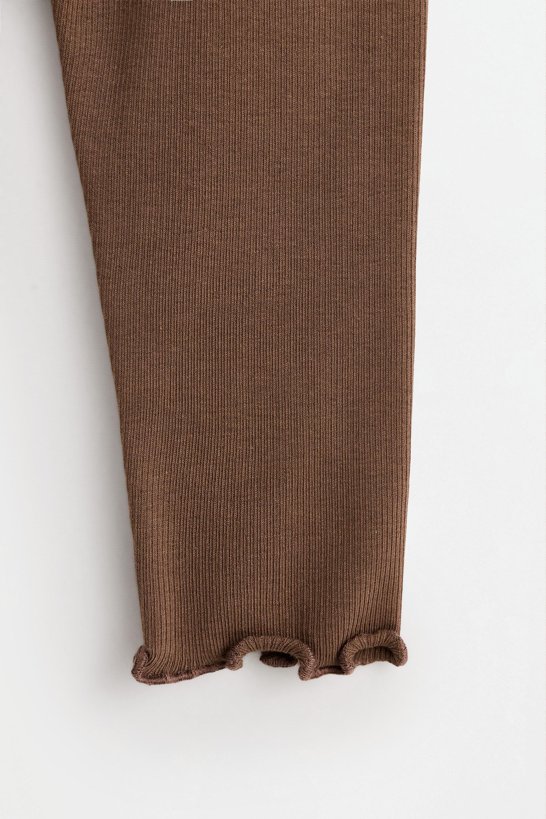 Pack of 2 ribbed leggings — POWDER MAUVE