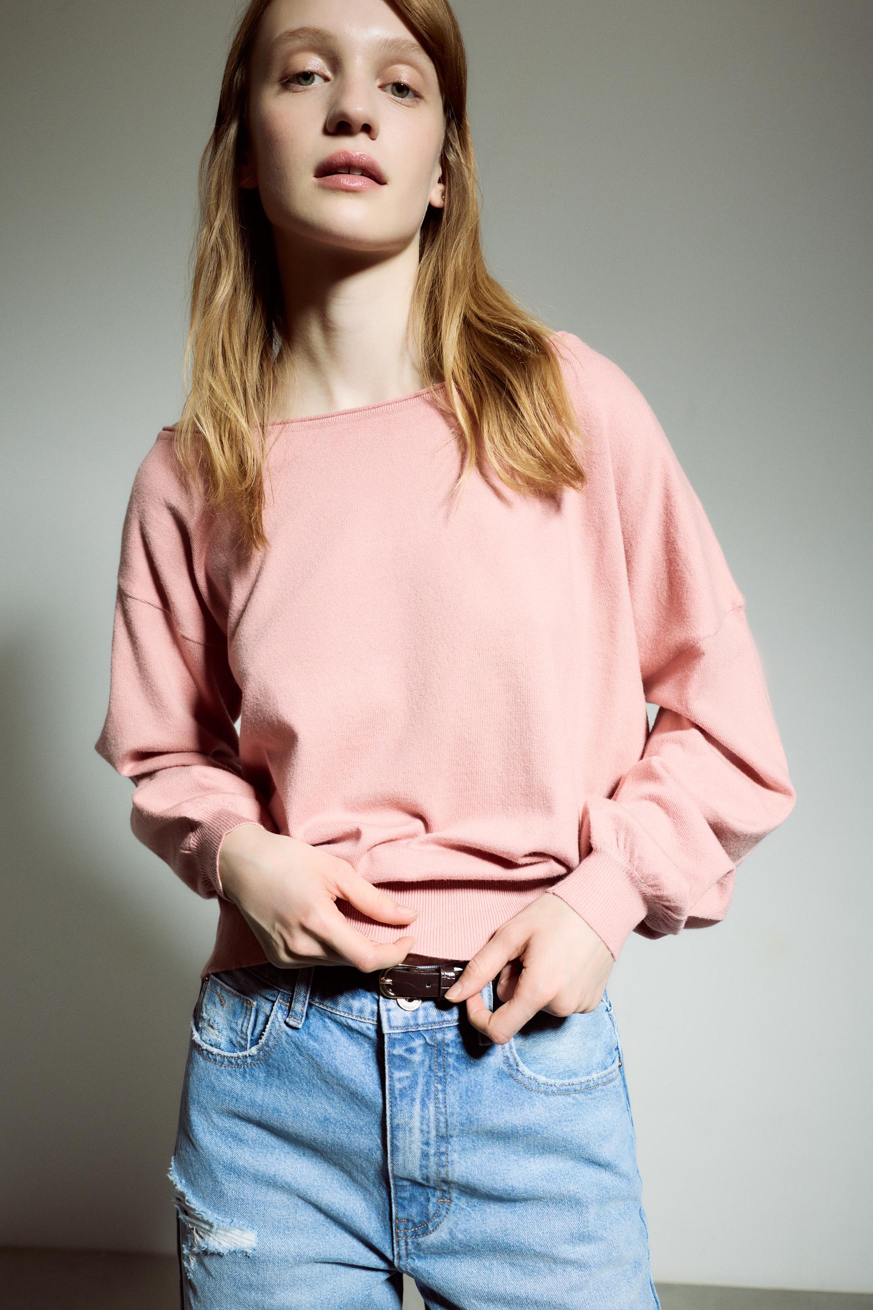 Jersey punto asimétrico