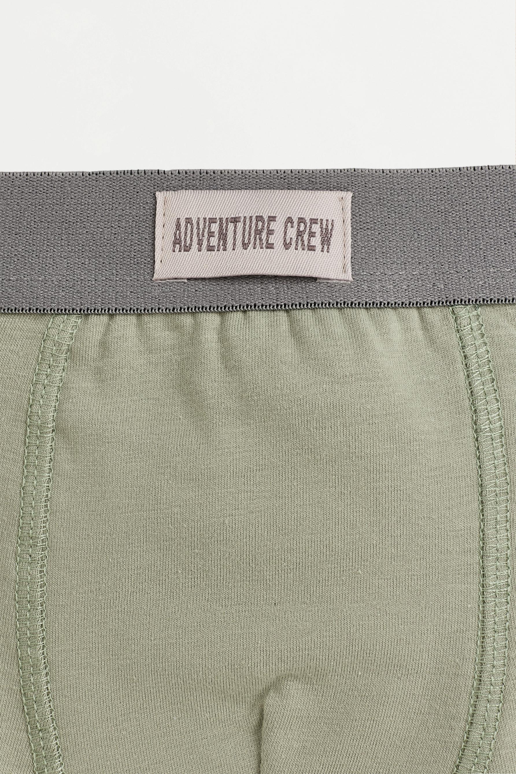 Pack of 7 contrast boxer briefs — GREENISH BLUE