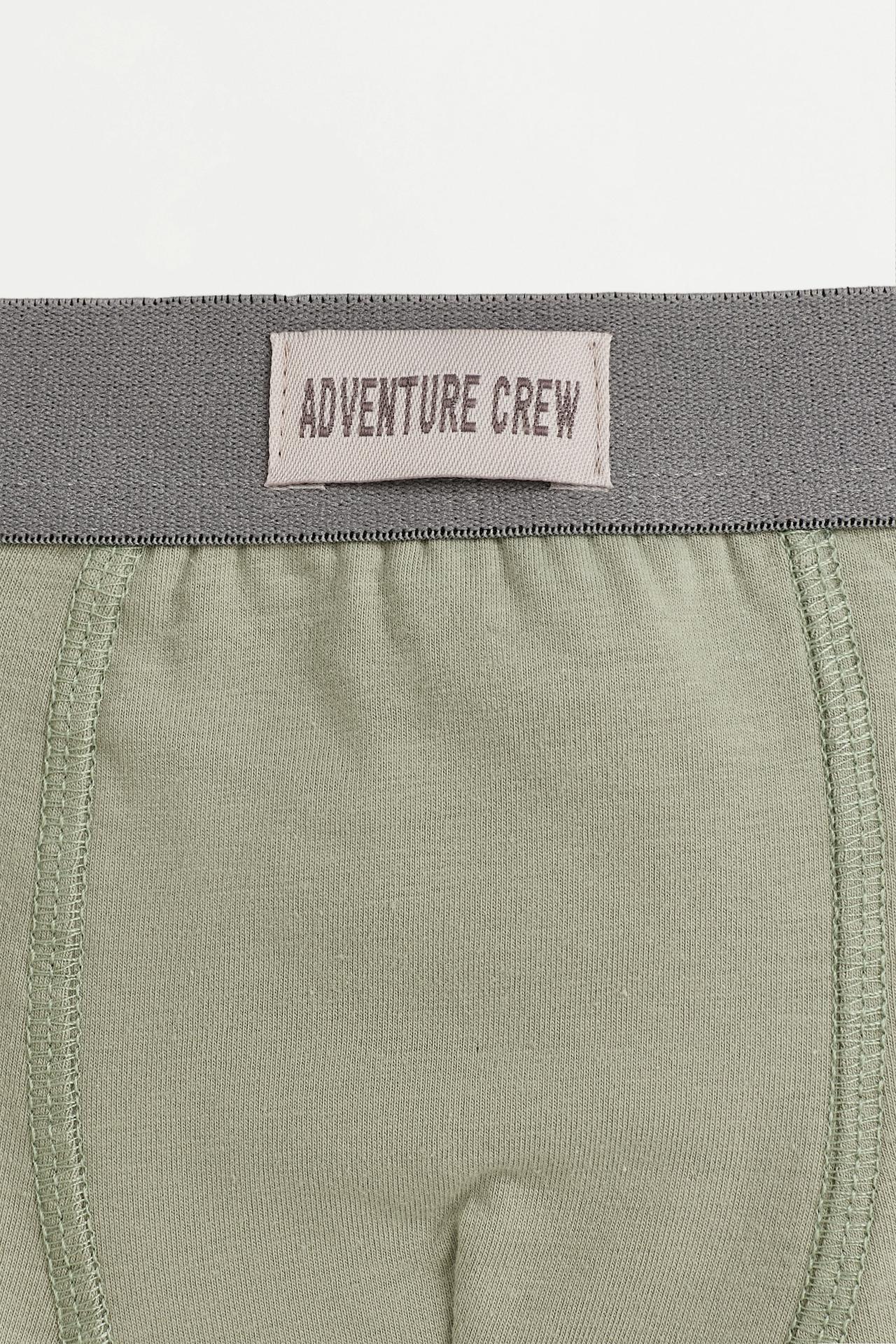 Pack of 7 contrast boxer briefs — GREENISH BLUE