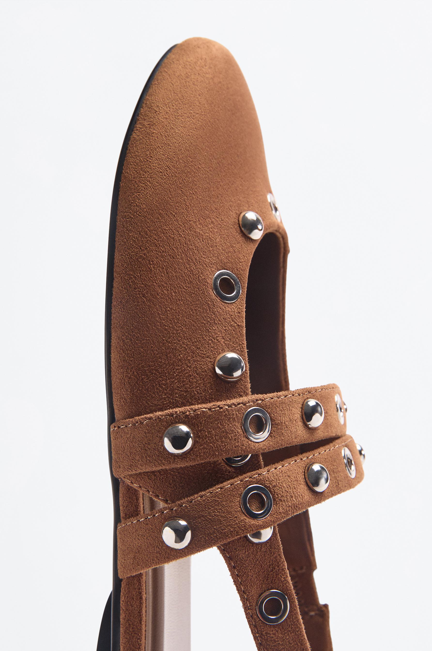 Lefties Lefties Deri Arkası açık zımbalı ayakkabı Lefties'te! Deri - 5. görsel