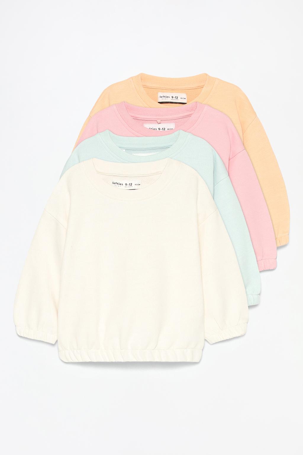 4-pack of plain sweatshirts