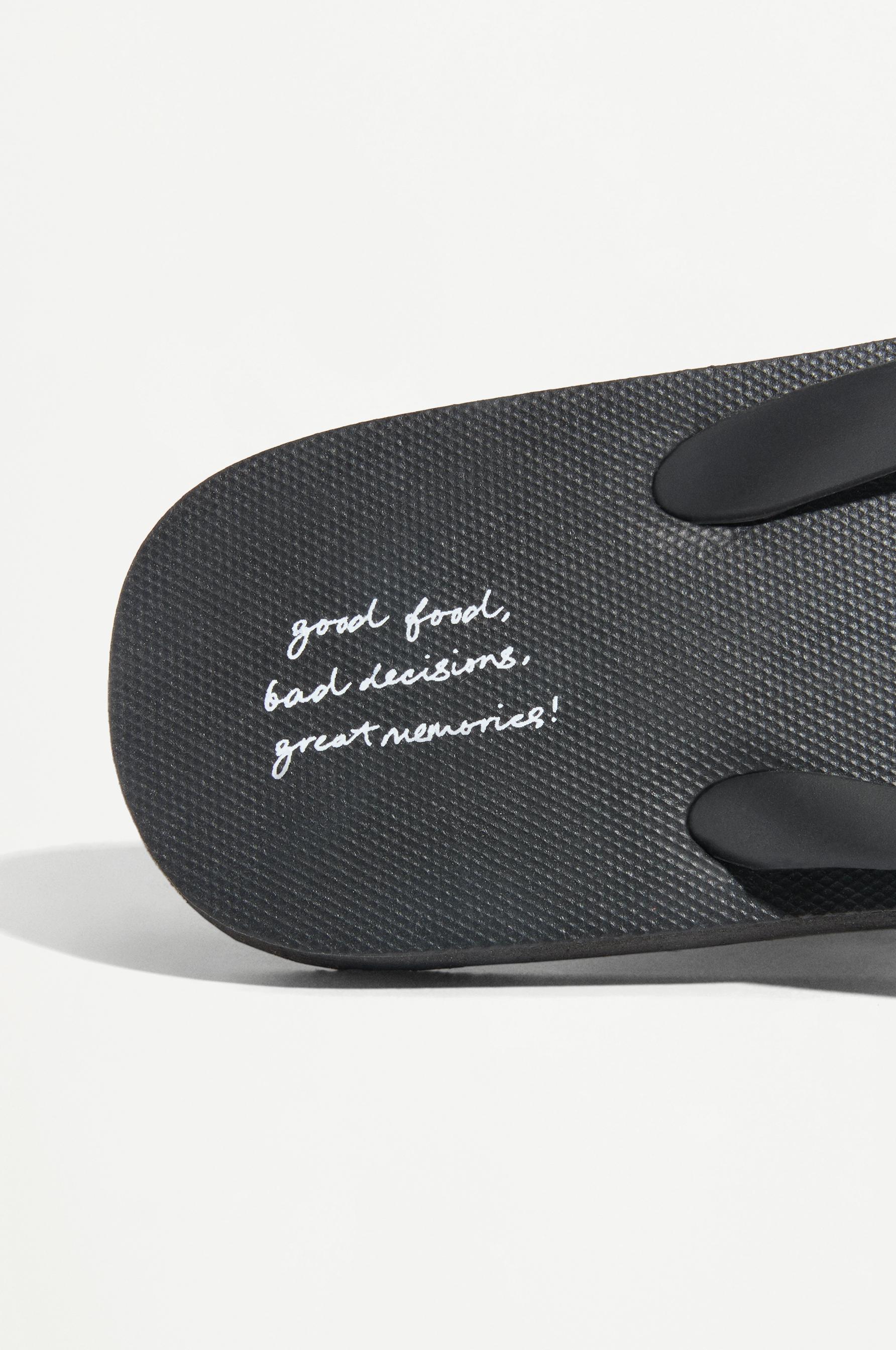 Bath flip-flops — BLACK
