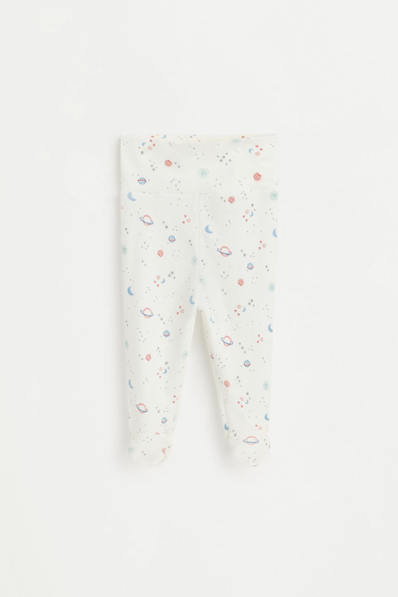 Interlock bodysuit, footed leggings and beanie set — WATER GREEN