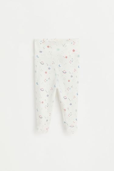 Interlock bodysuit, footed leggings and beanie set — WATER GREEN 3