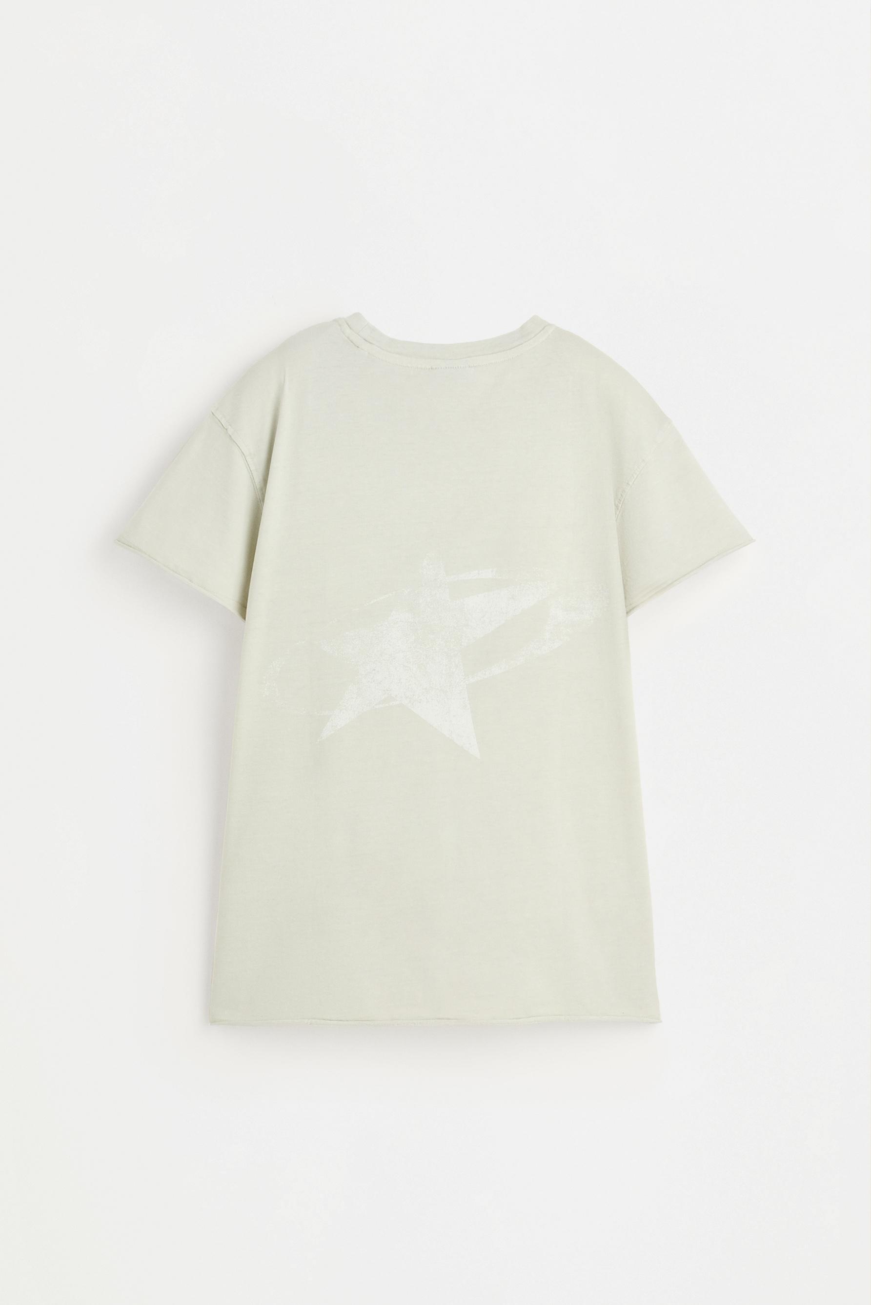 Faded effect printed T-shirt — ASH