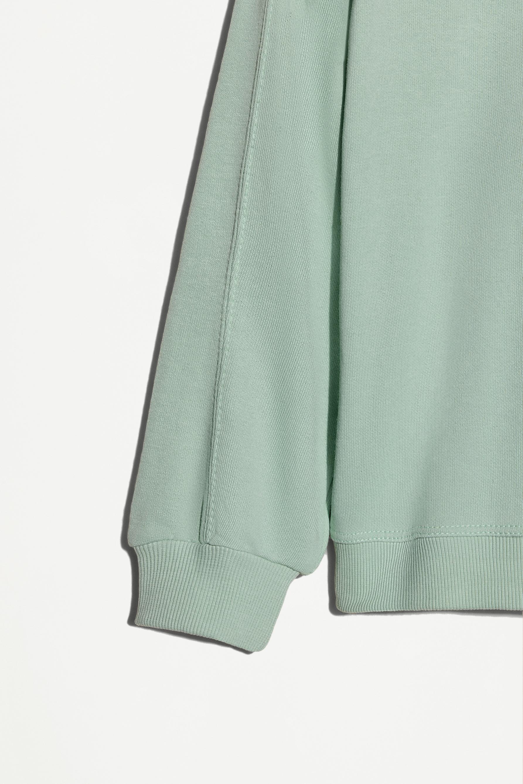 Pack of 4 plain plush sweatshirts — SURGICAL GREEN (alternate view)