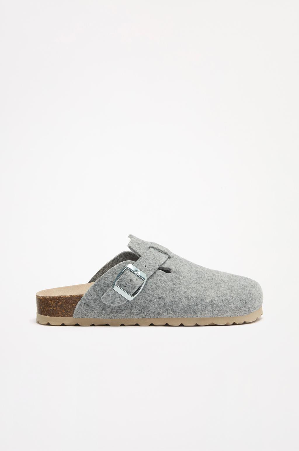 Buckled clogs