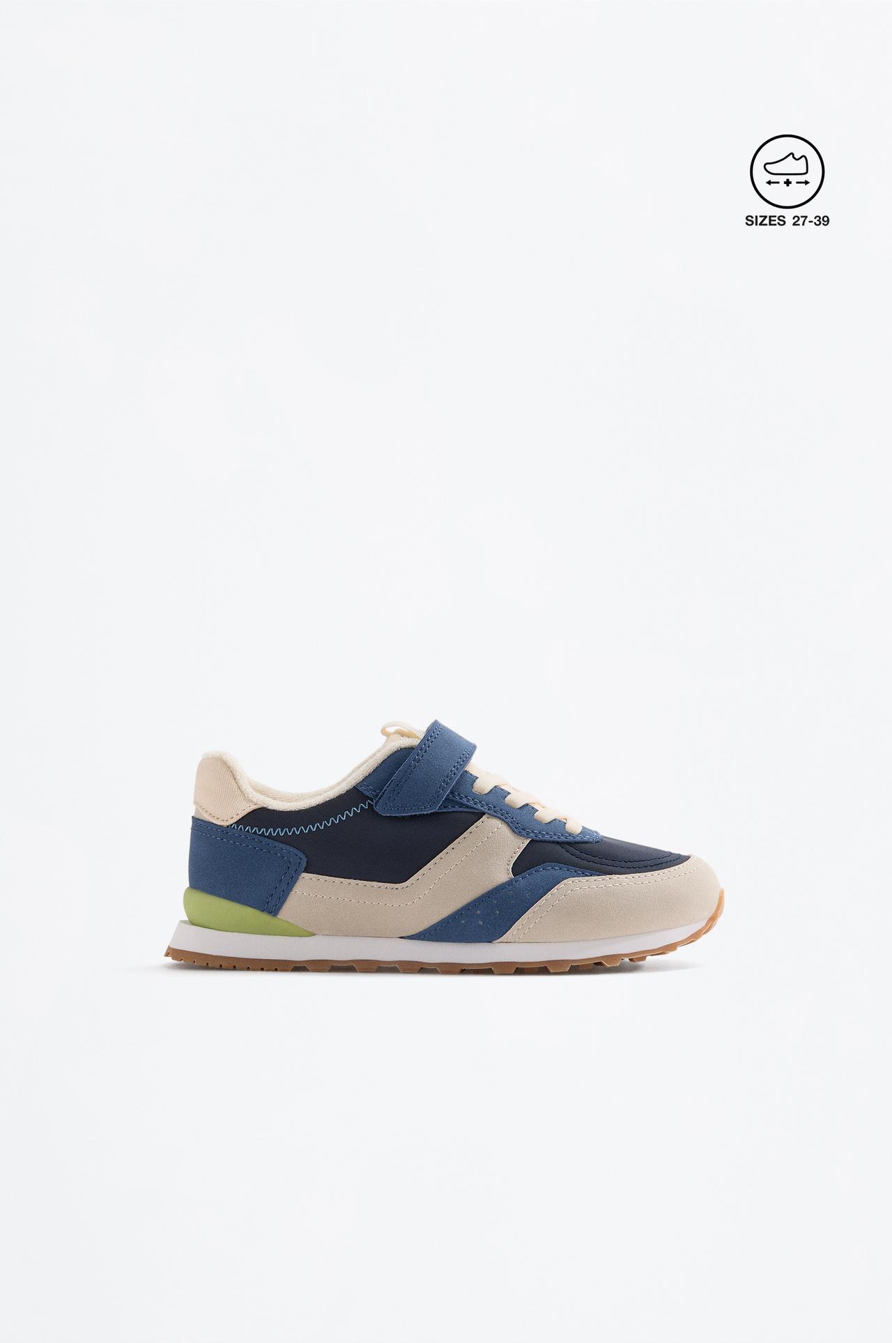 Athletic dress shoe — BLUE