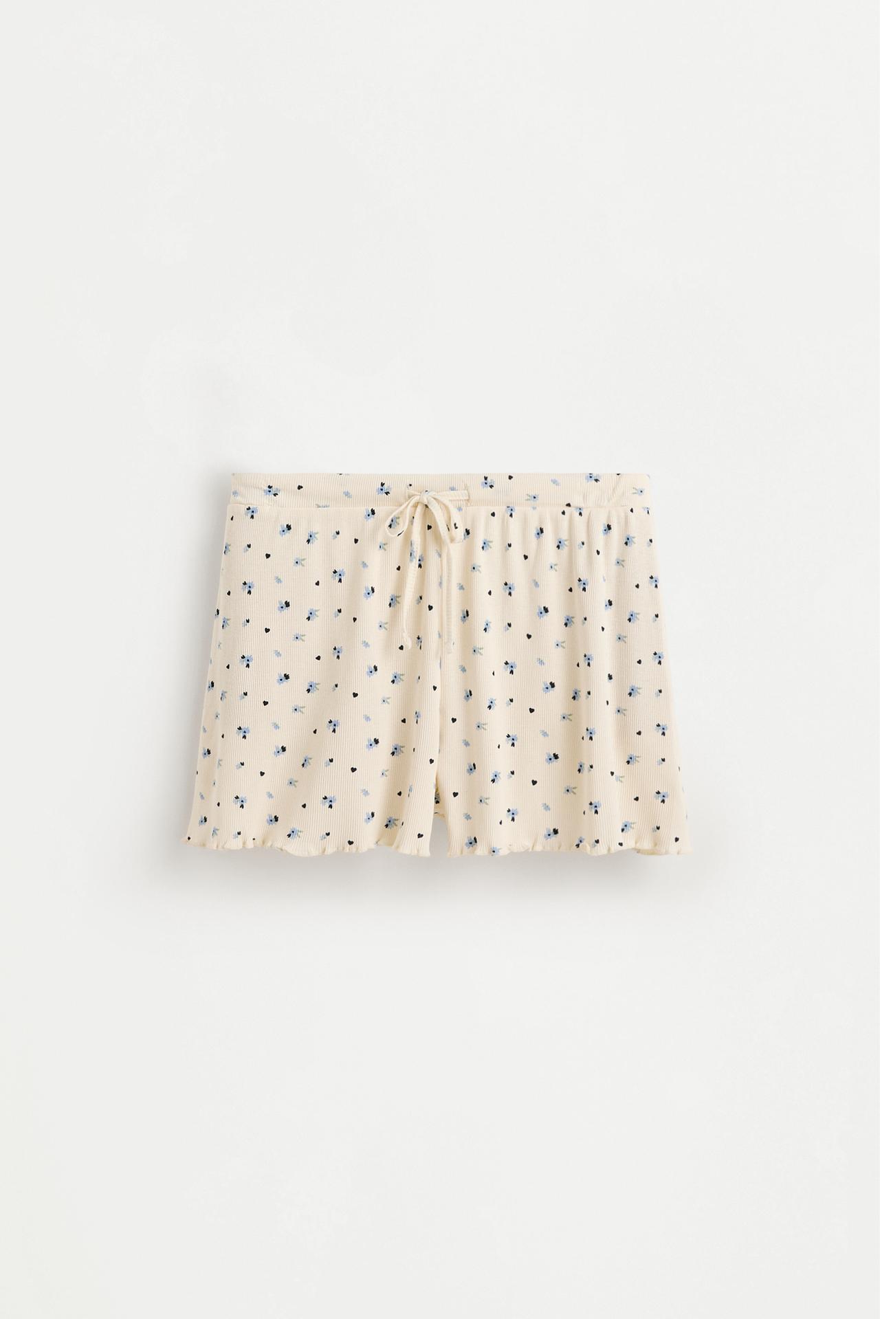 Short printed pyjamas — ECRU