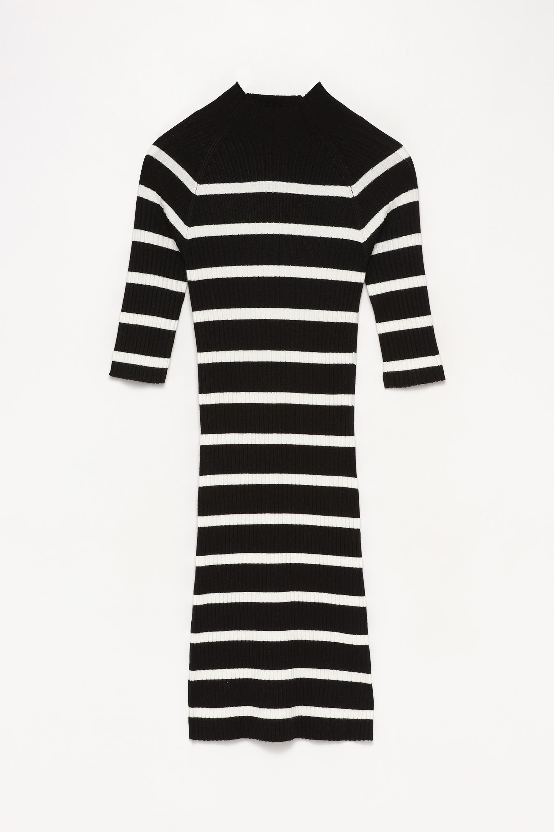 Retailer white mock turtleneck dress