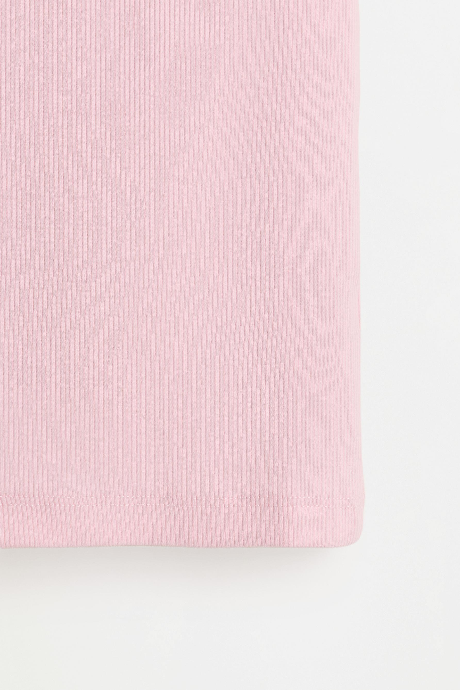 Slogan halter top — FADED PINK