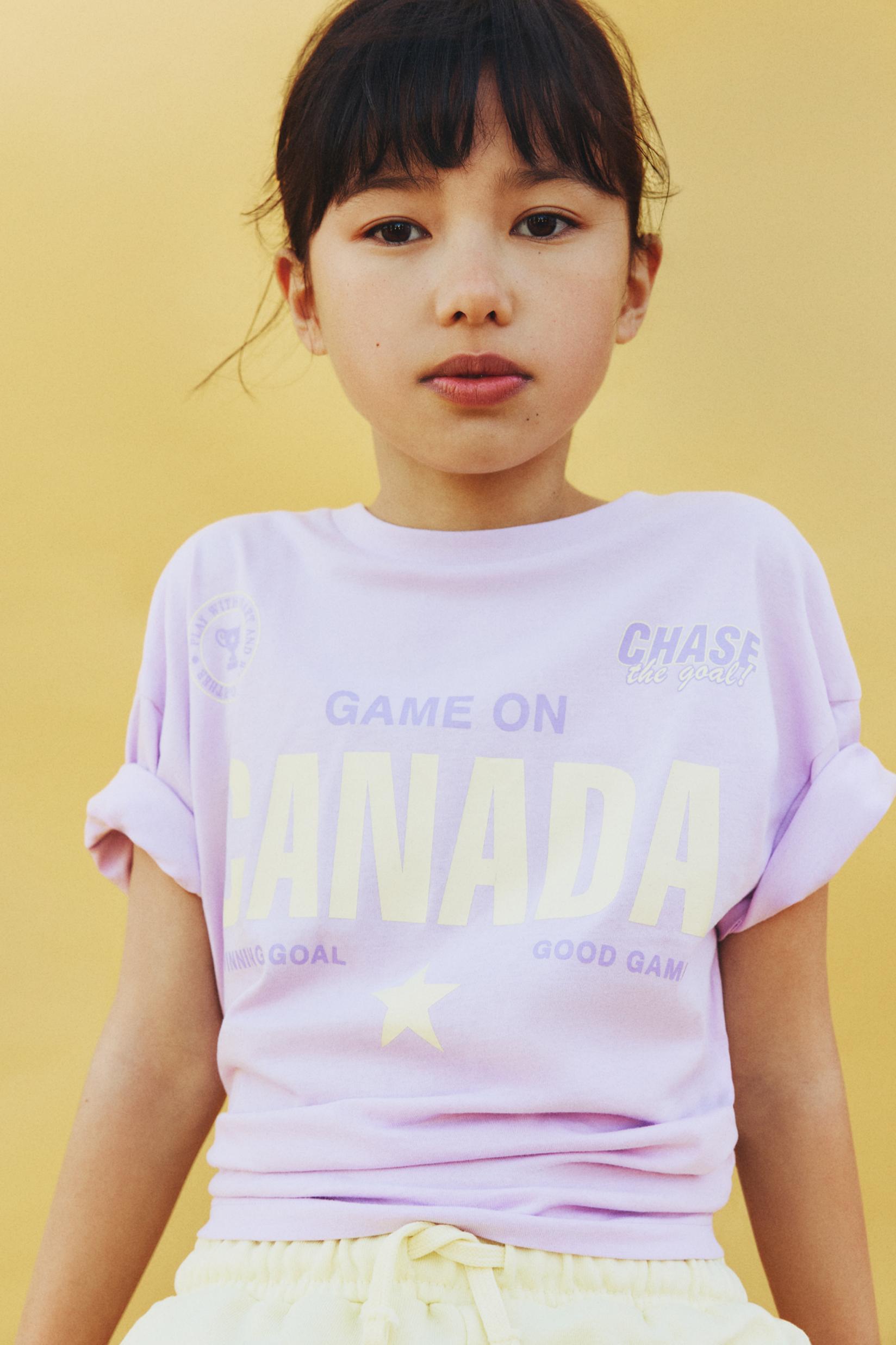 Printed T-shirt — PALE MAUVE