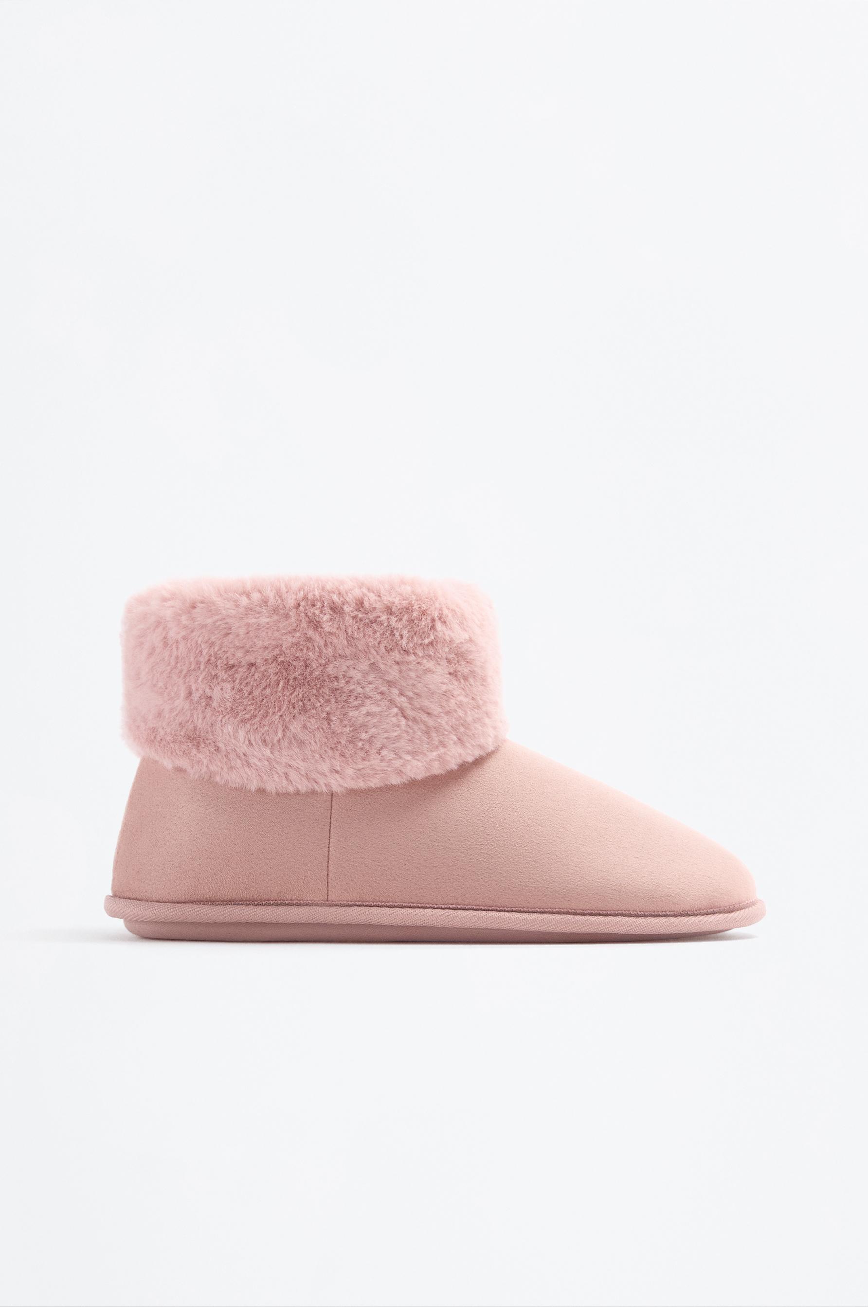 Ankle house slippers — PINK