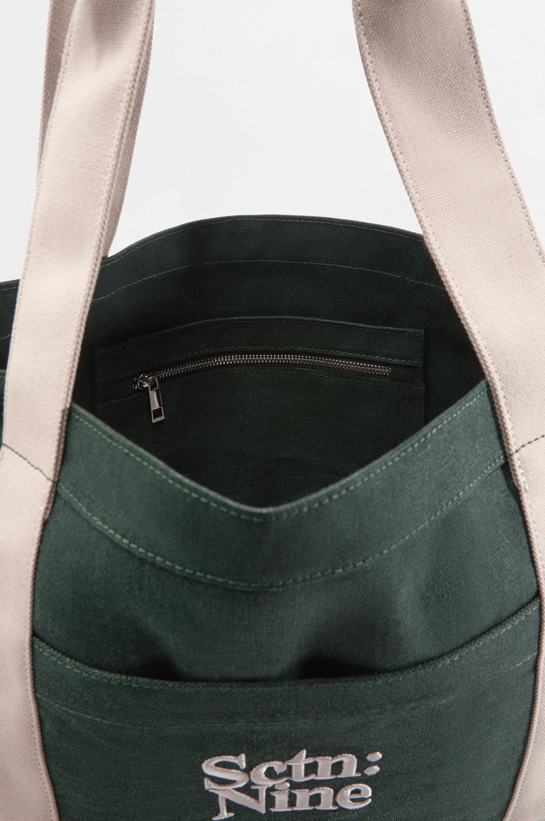Canvas tote bag — GREEN
