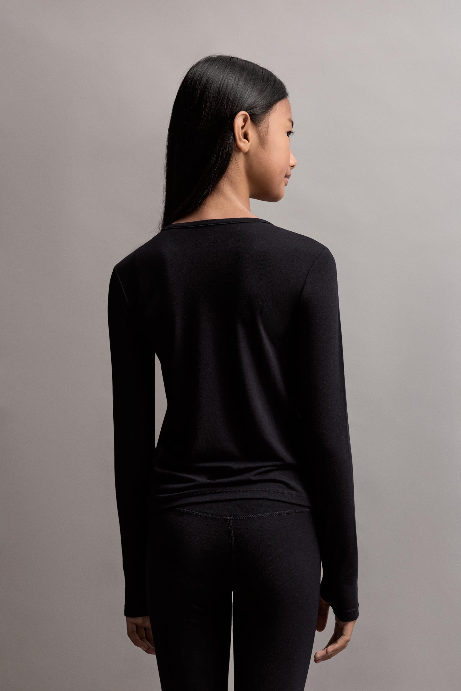 LIGHT WEIGHT Thermal Comfort T-Shirt — BLACK