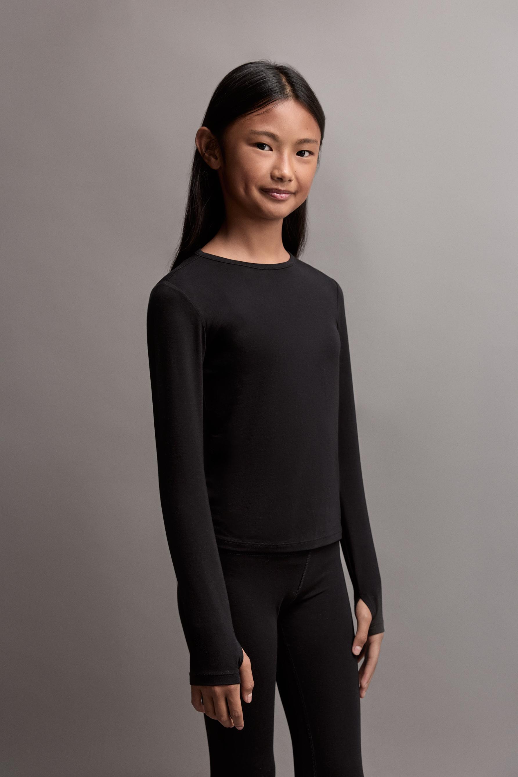 LIGHT WEIGHT Thermal Comfort T-Shirt — BLACK