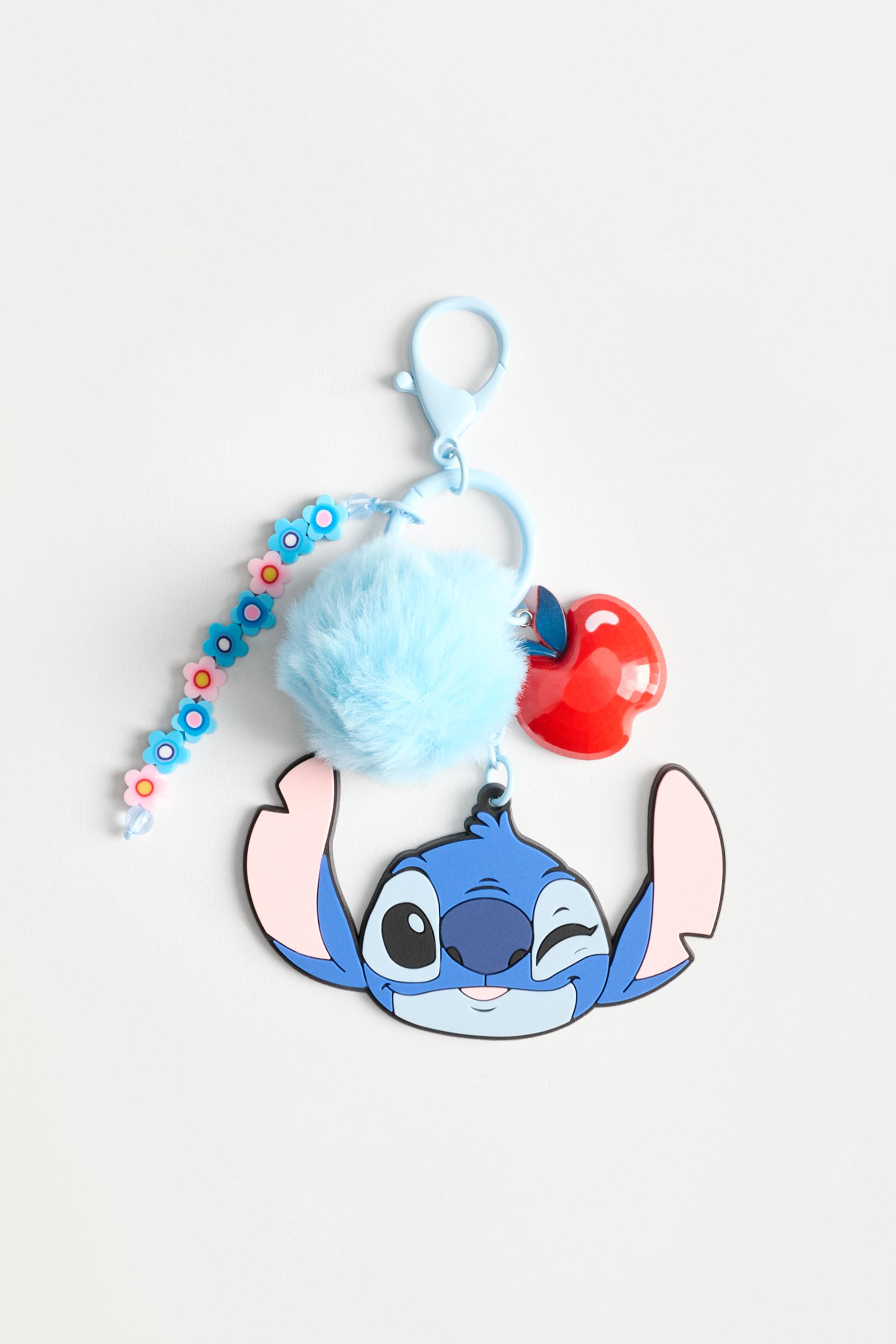 Stitch ©Disney pompom key ring — NAVY