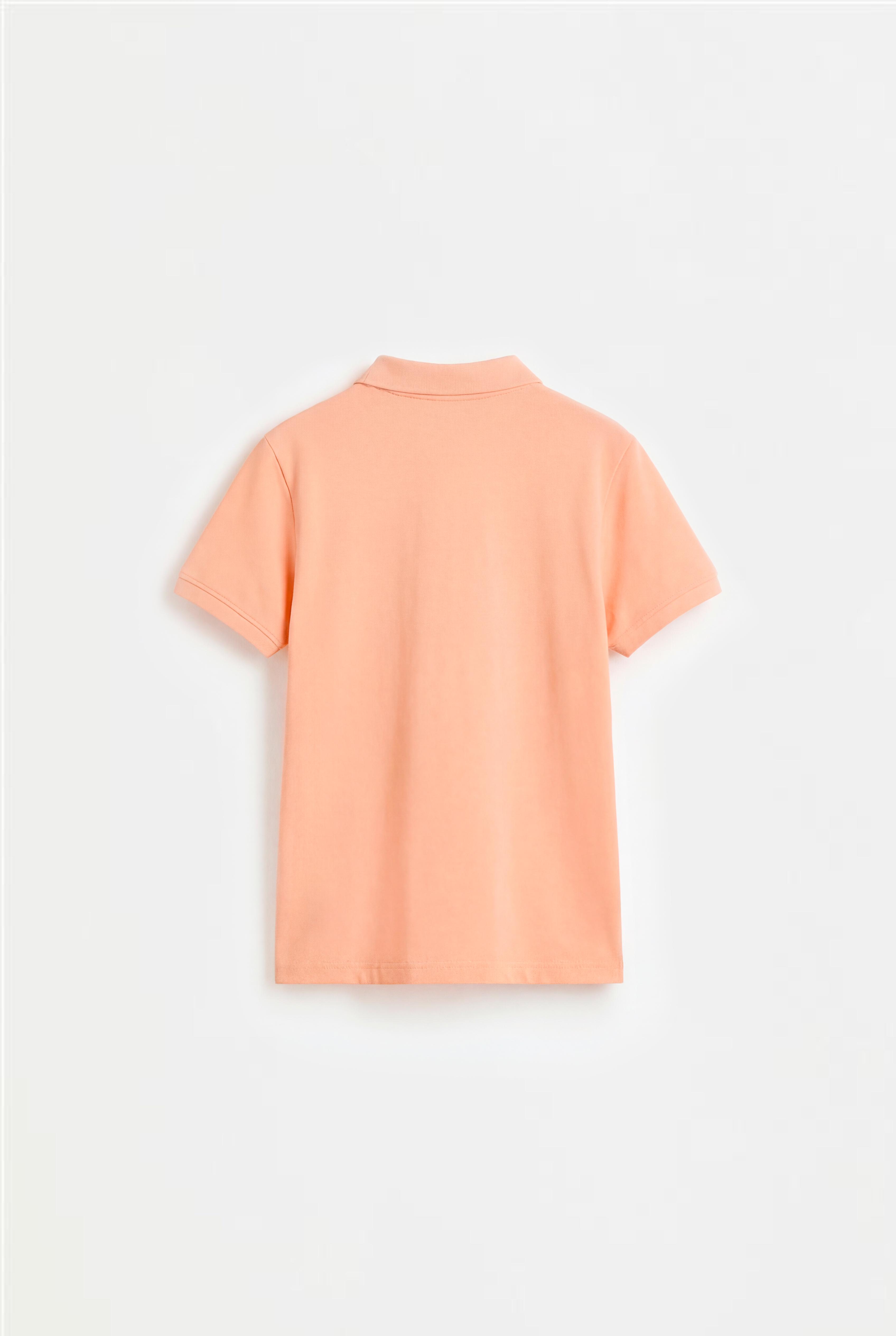 Basic polo shirt — TANGERINE