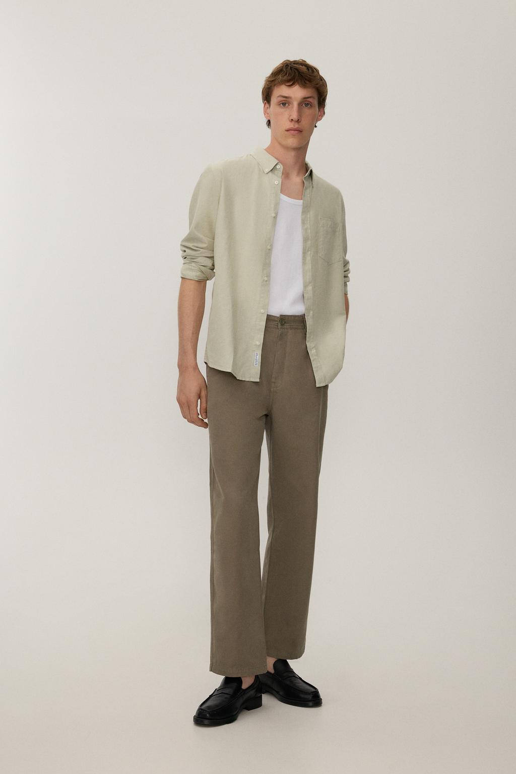 Relaxed fit chino trousers