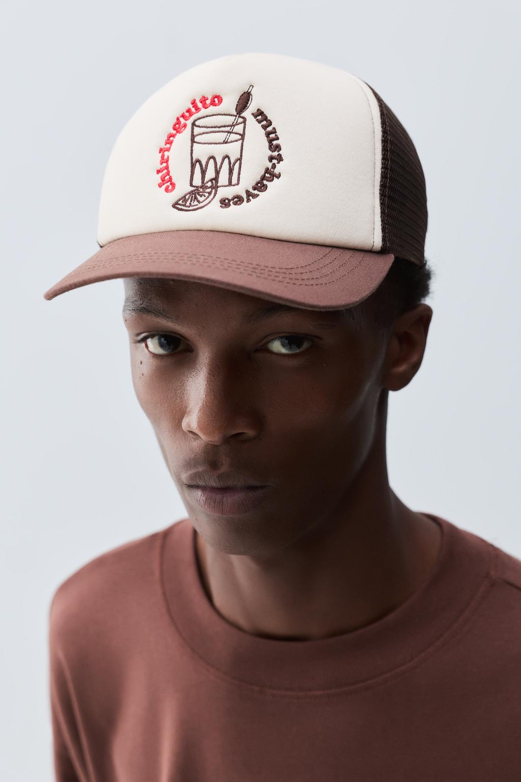 Gorra bordado rejilla