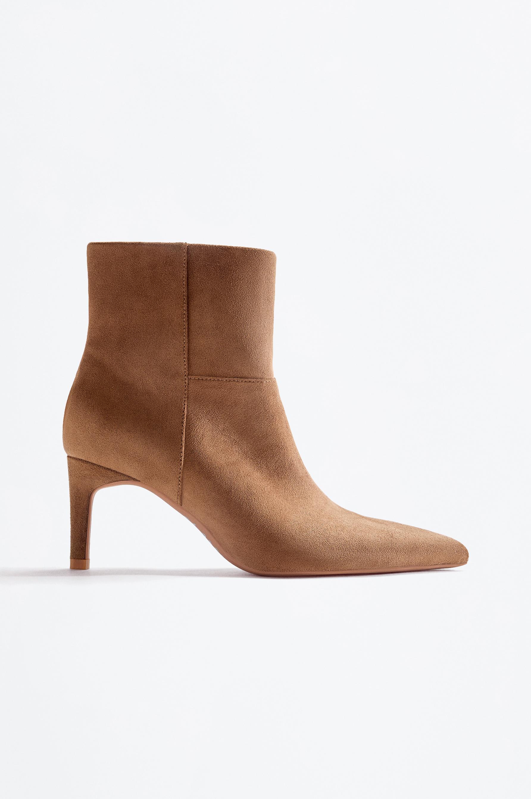 Lefties Bej Lefties Suni Süet topuklu bilekte bot