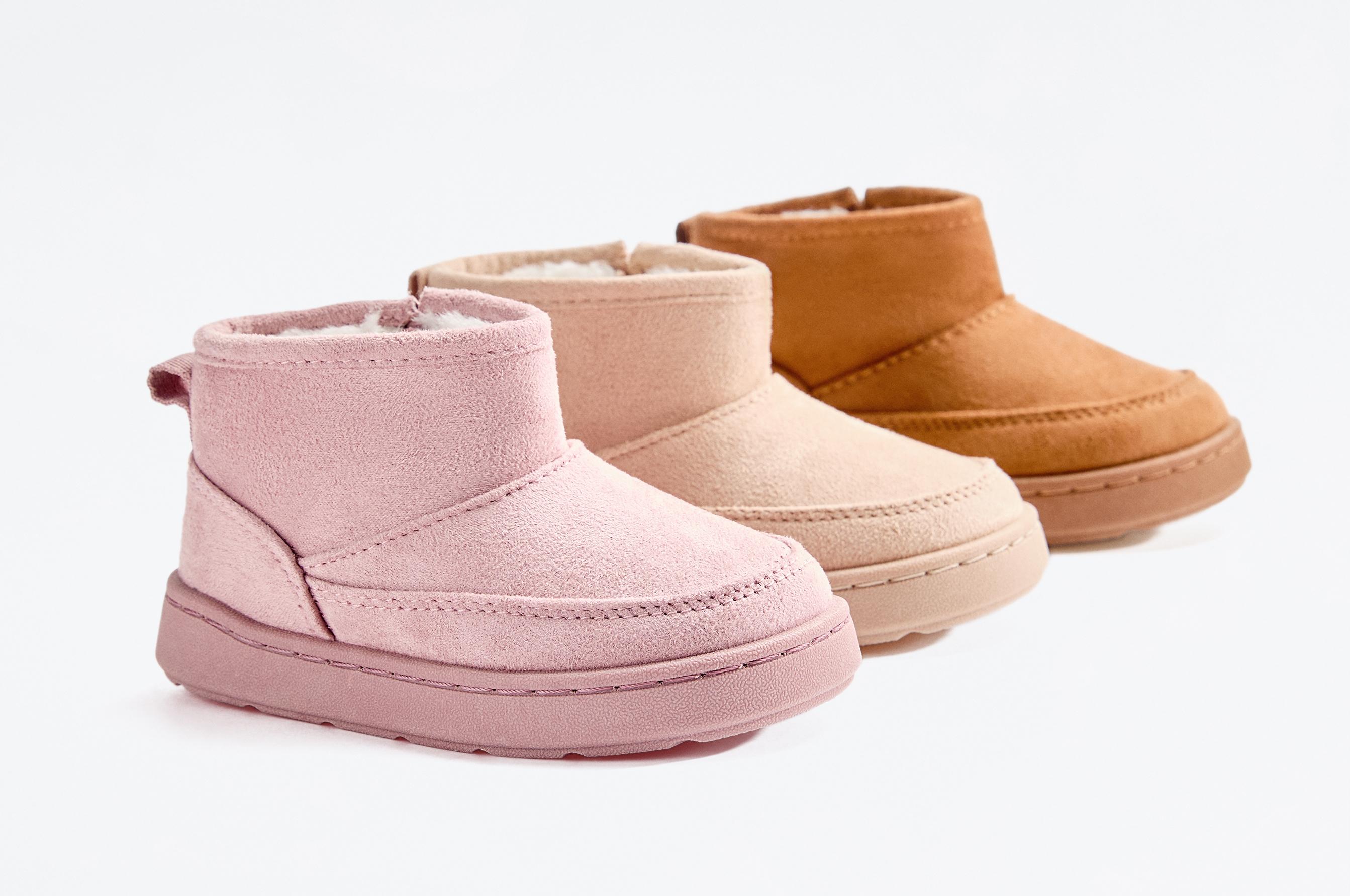 Lined faux fur boot — BEIGE