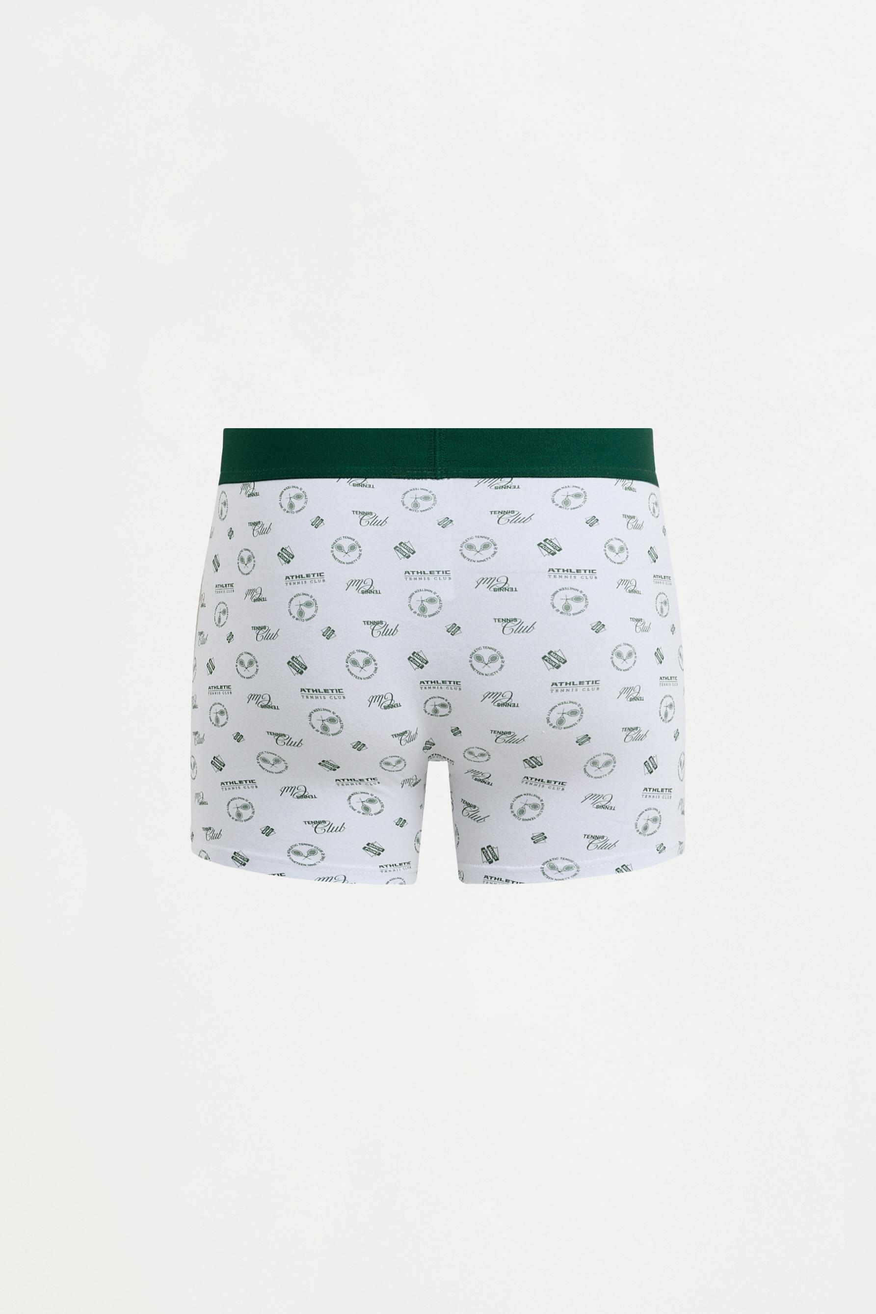 5-pack of assorted long boxers — GREEN