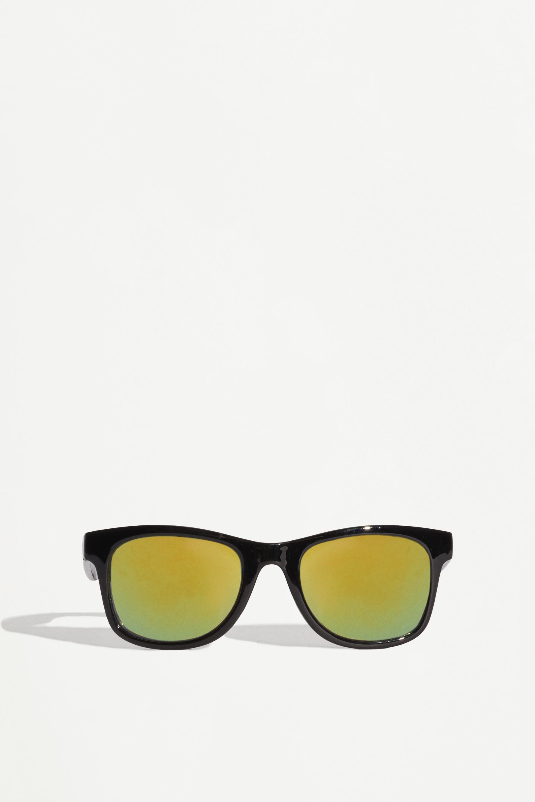 Mirror effect glasses — BLACK
