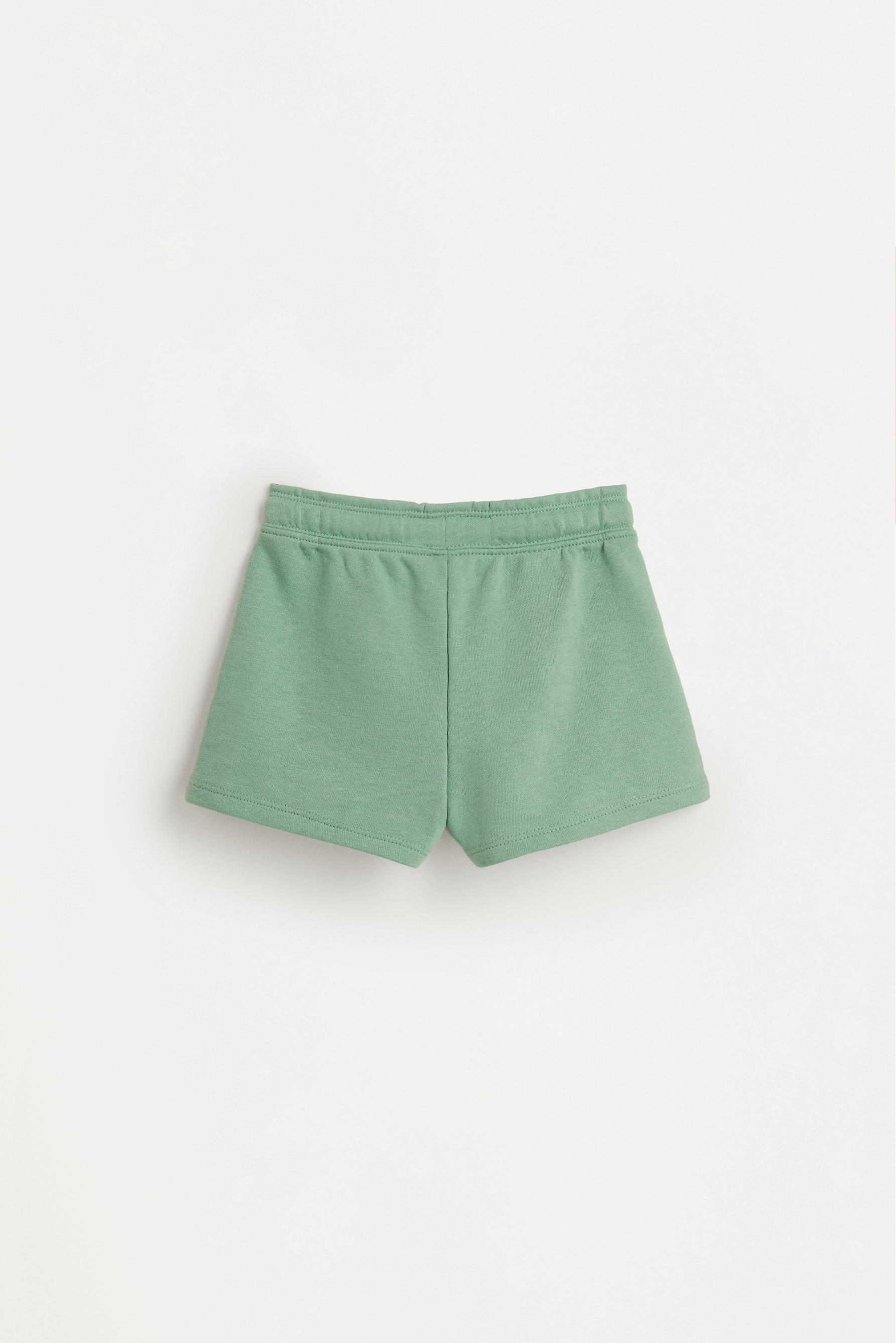 Printed T-shirt and Bermuda shorts set — SAGE GREEN