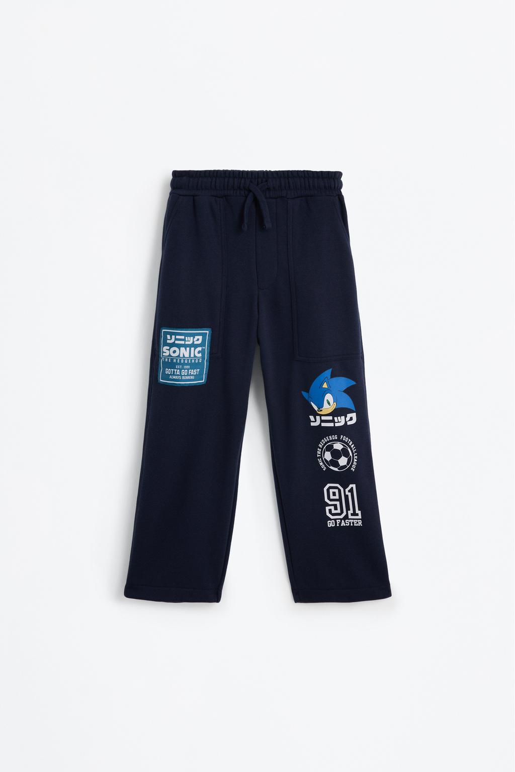 Sonic™ | SEGA wide-leg plush trousers