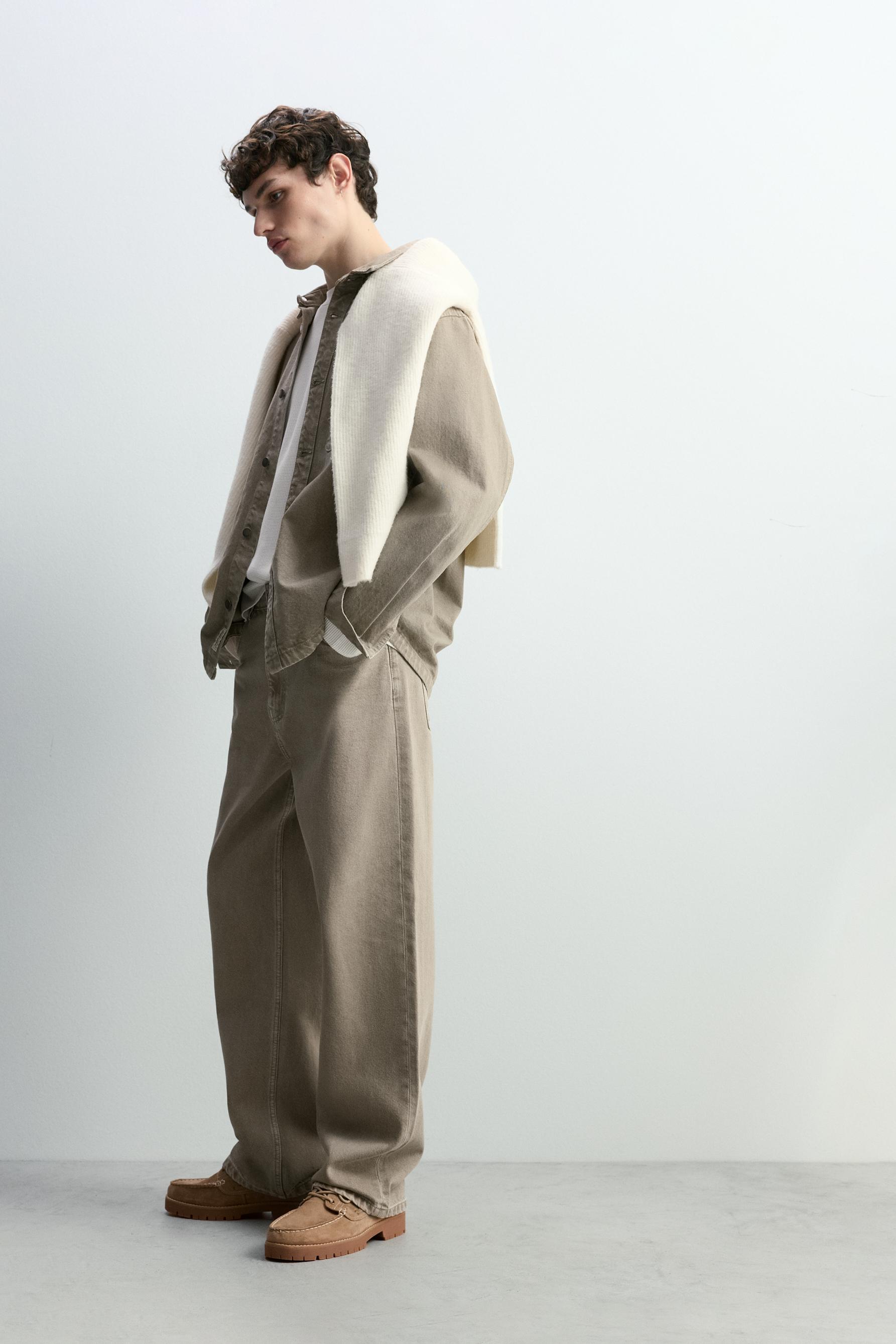 Baggy jeans — DARK CAMEL