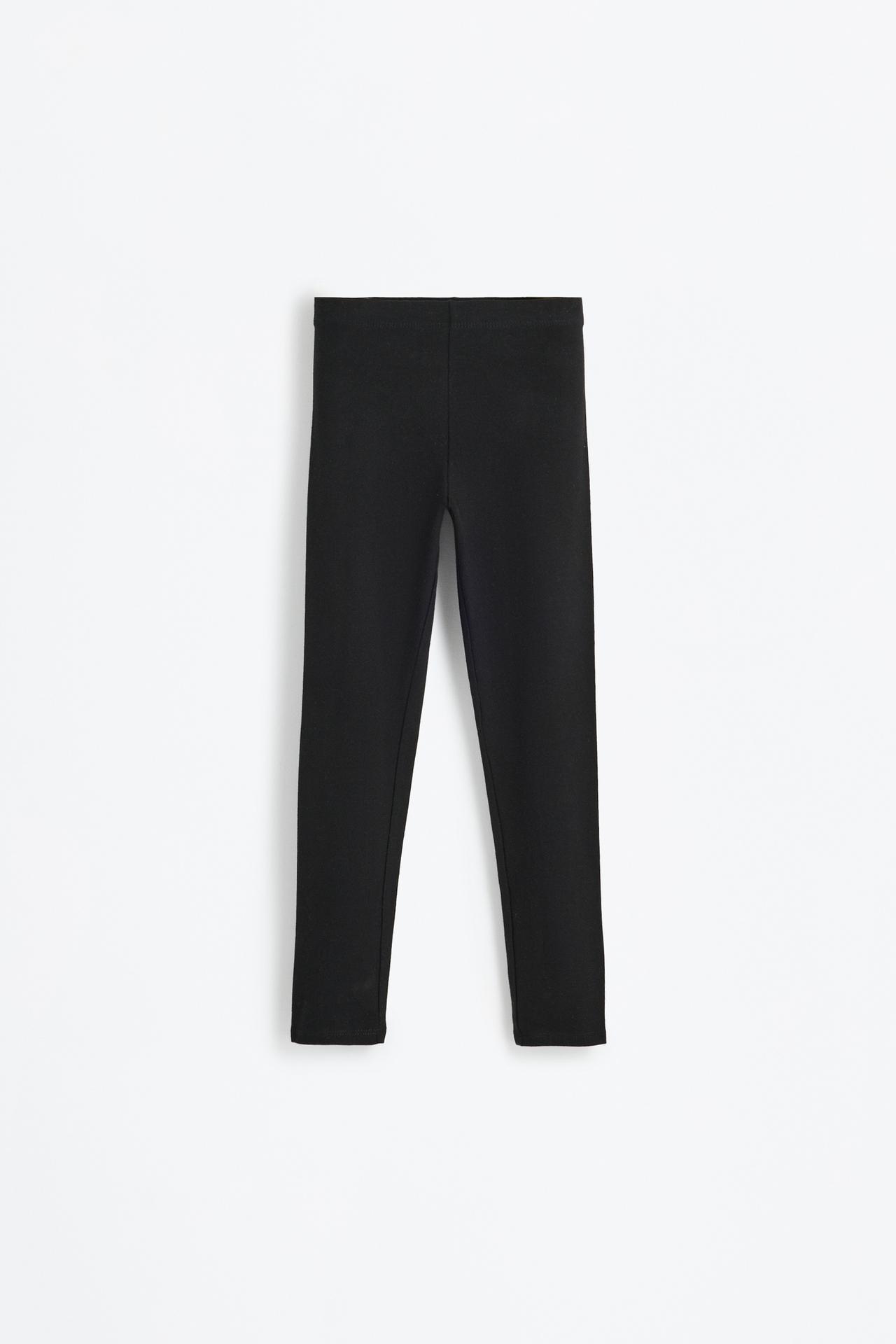 2-Pack of long leggings — BLACK