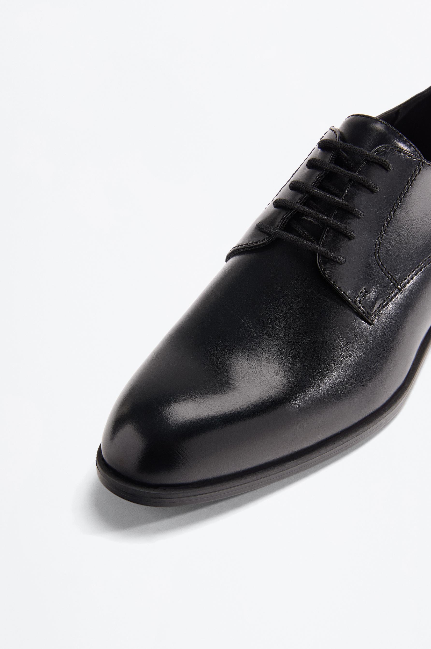 Tailored blucher shoe — BLACK