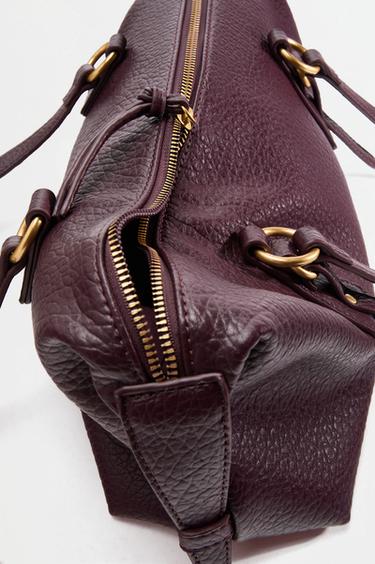 Ring shoulder bag — BURGUNDY 4