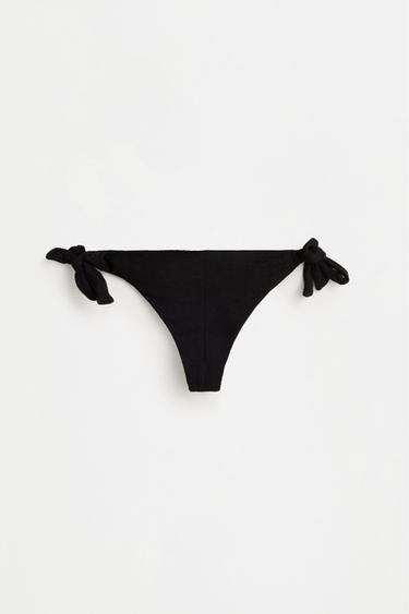 Jewel-detail bikini bottoms — BLACK 8