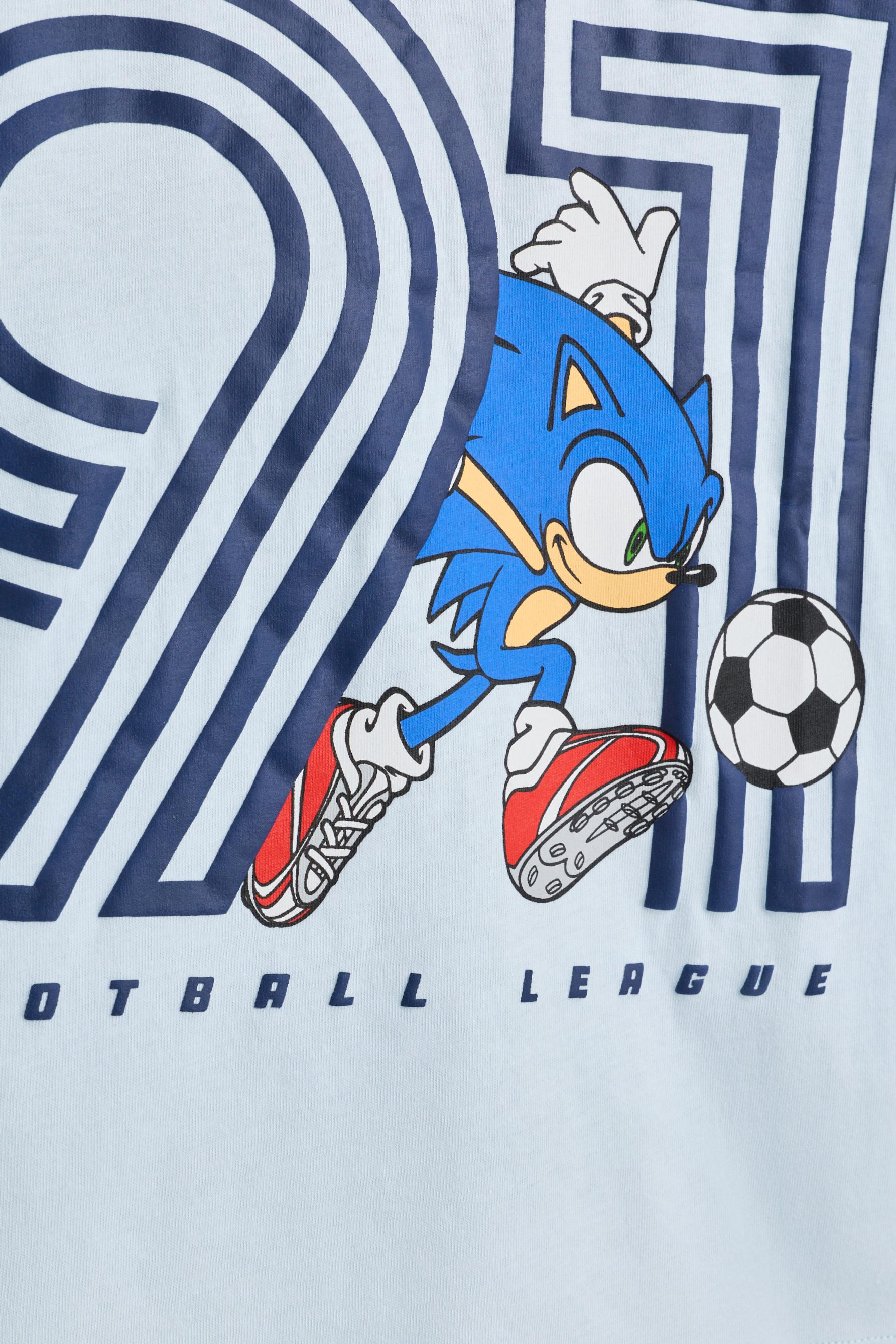 SONIC™ | SEGA soccer T-shirt — PALE BLUE