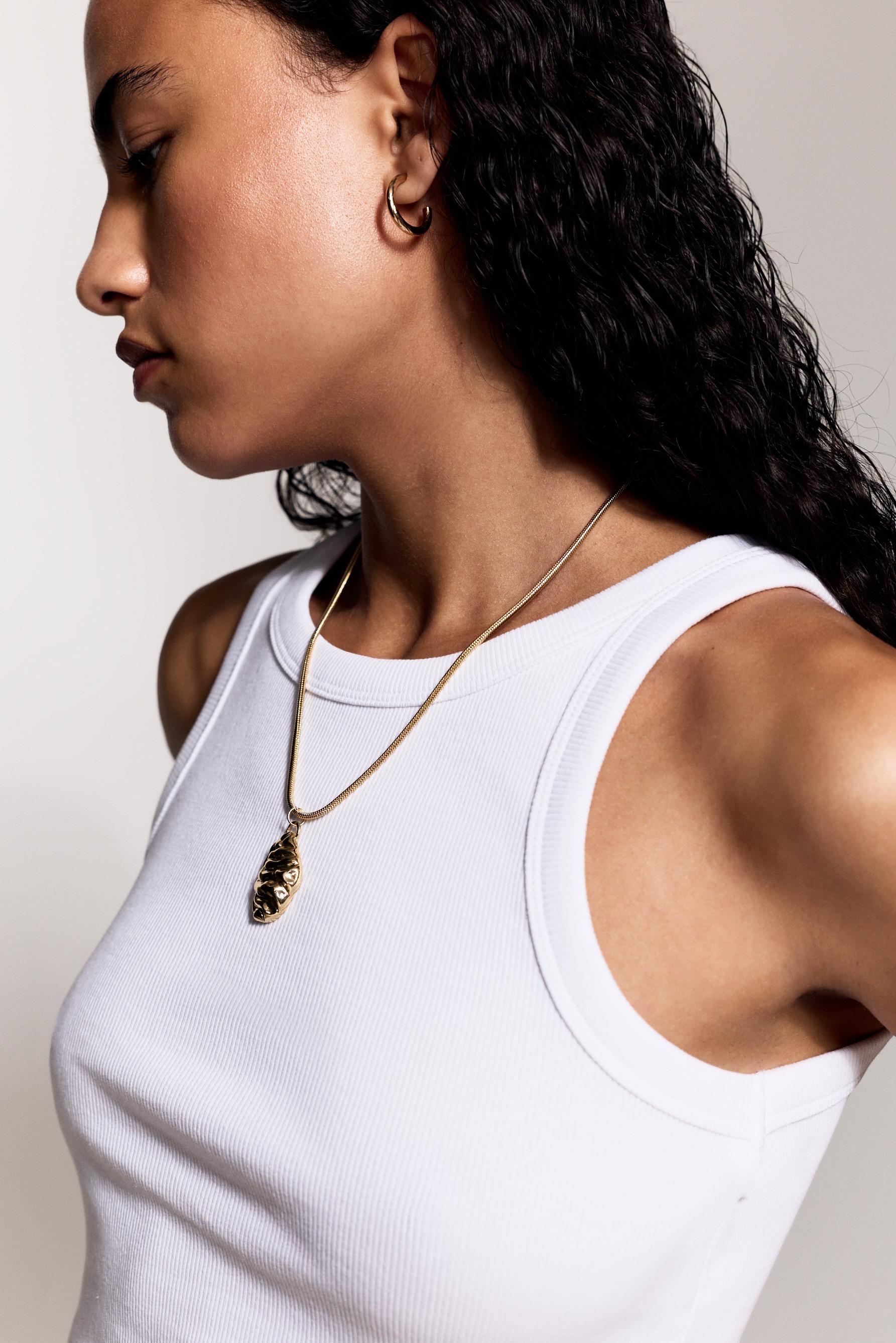 Cropped racerback top — WHITE