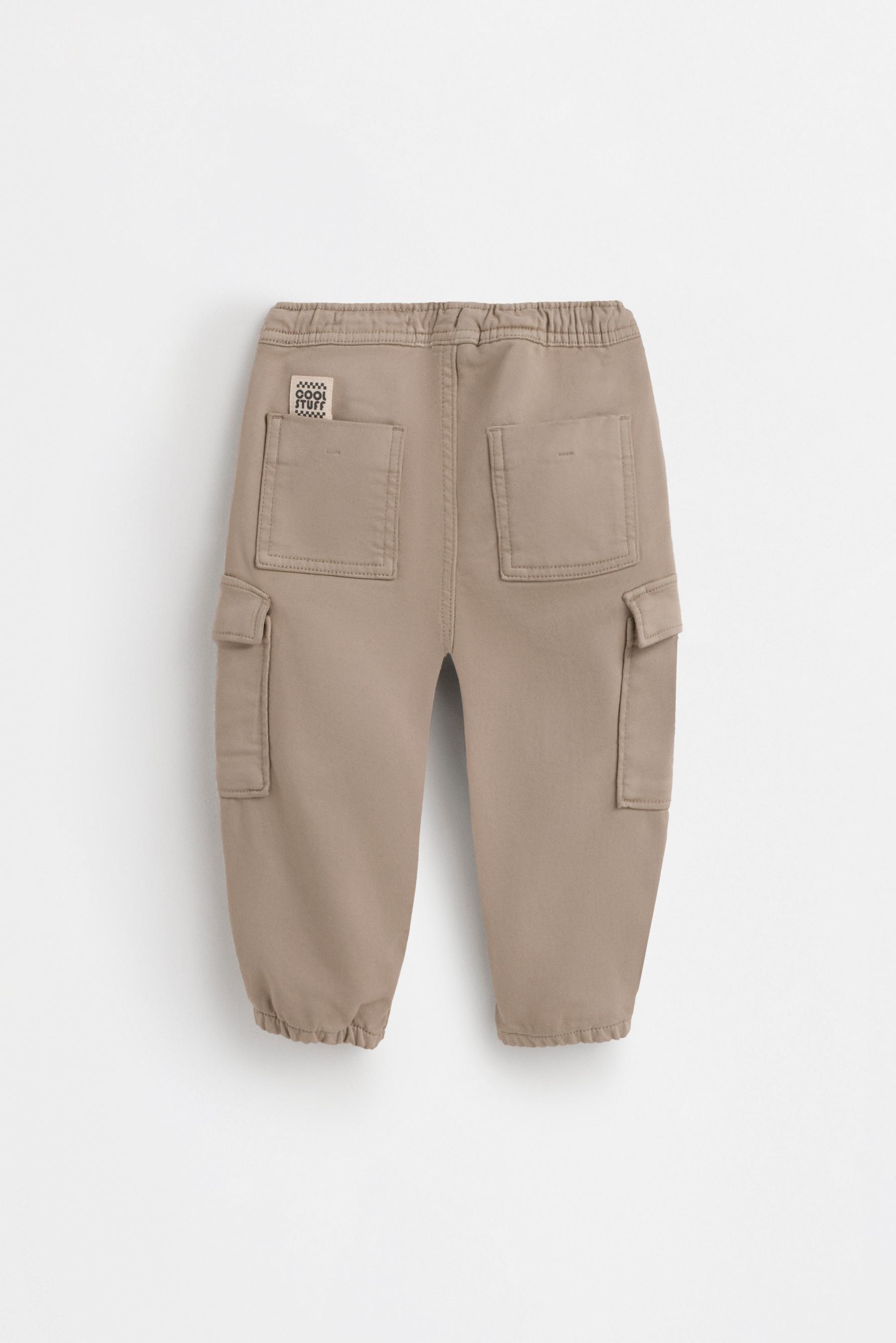 Cargo jogger jeans — MEDIUM ECRU