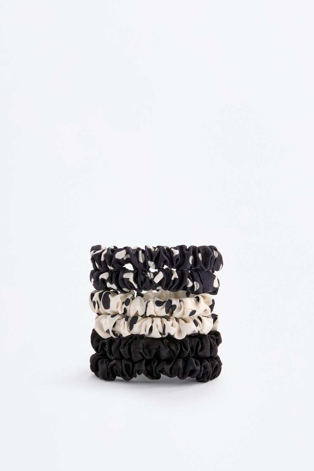 Pack 6 scrunchies combinados