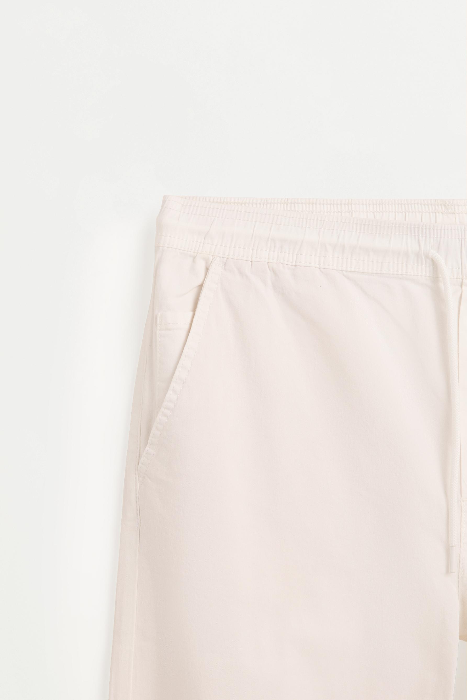 Slim fit jogger trousers — WHITE