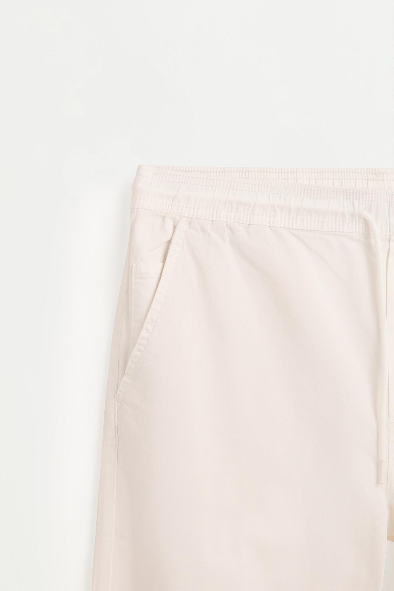 Slim fit jogger trousers — WHITE